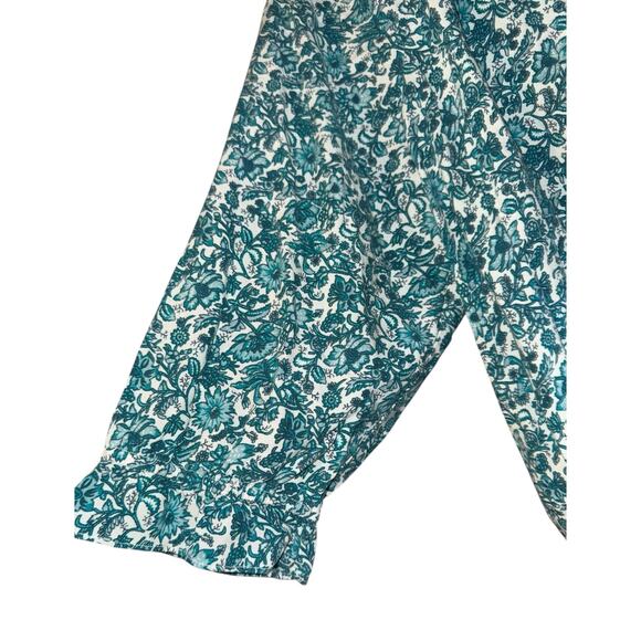 Cafe Marrakech Peasant Top Women’s XL Floral Boho Cottagecore Prairie Relaxed - Picture 3 of 7